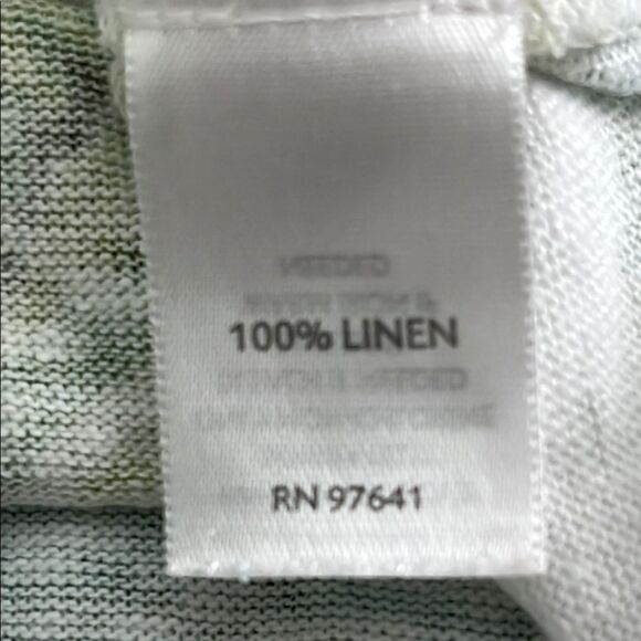 J.Jill Love Linen Tropical Beach Design Sleeveless - Picture 7 of 8